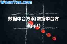 数据中台方案(数据中台方案ppt)