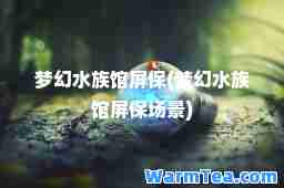 梦幻水族馆屏保(梦幻水族馆屏保场景)