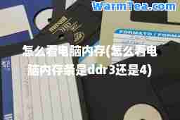 怎么看电脑内存(怎么看电脑内存条是ddr3还是4)