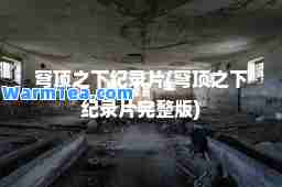 穹顶之下纪录片(穹顶之下纪录片完整版)