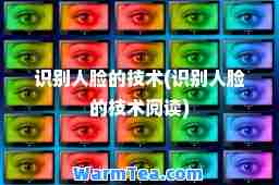 识别人脸的技术(识别人脸的技术阅读)