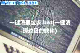 一键清理垃圾.bat(一键清理垃圾的软件)