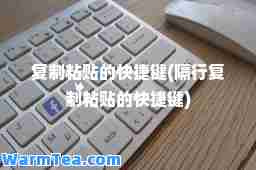 粘贴的快捷键(隔行粘贴的快捷键)