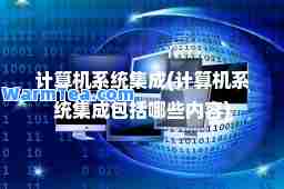 计算机系统集成(计算机系统集成包括哪些内容)