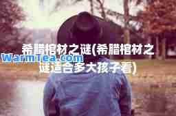 希腊棺材之谜(希腊棺材之谜适多大孩子看)