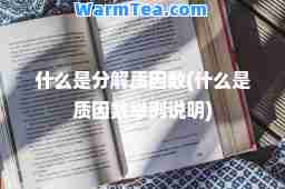 什么是分解质因数(什么是质因数举例说明)