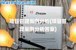 项目管理案例分析(项目管理案例分析答案)