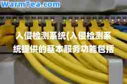 入侵检测系统(入侵检测系统提供的基本服务功能包括)