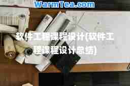 软件工程课程设计(软件工程课程设计总结)