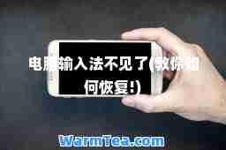 电脑输入法不见了(教你如何恢复!)