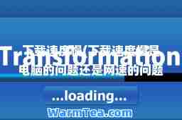 慢(慢是电脑的问题还是网速的问题)