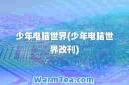 少年电脑世界(少年电脑世界改刊)