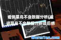 谁说菜鸟不会数据分析(谁说菜鸟不会数据分析读后感)