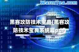 黑客攻防技术宝典(黑客攻防技术宝典系统篇pdf)