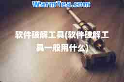 软件破解工具(软件破解工具一般用什么)