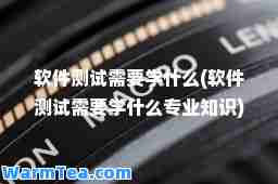软件测试需要学什么(软件测试需要学什么专业知识)