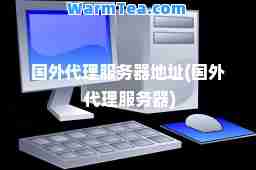 国外代理服务器地址(国外 代理服务器)