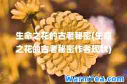 生之花的古老秘密(生之花的古老秘密作者现状)