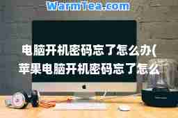 电脑开机密码忘了怎么办(苹果电脑开机密码忘了怎么办)