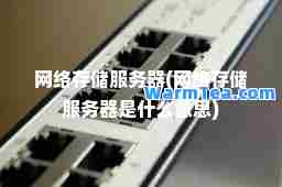 网络存储服务器(网络存储服务器是什么意思)