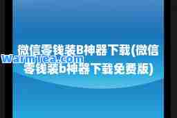 微信零钱装B器下载(微信零钱器下载免费版)