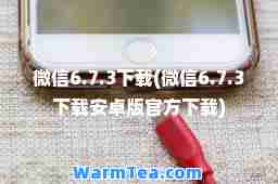微信6.7.3下载(微信6.7.3下载安卓版官方下载)