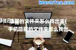 隐藏的文件夹怎么找出来(手机隐藏的文件夹怎么找出来)