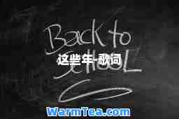 这些年-歌词