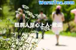 眼前人是心上人-歌词 眼前人是心上人-歌词