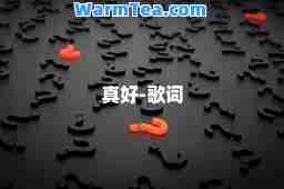 真好-歌词