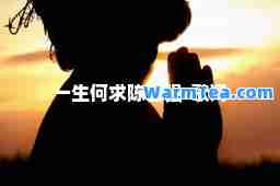 一生何求陈百强-歌词