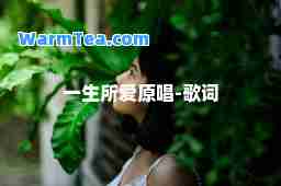 一生所爱原唱-歌词