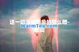 这一切没有想象的那么糟-歌词