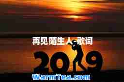 再见陌生人-歌词 再见陌生人-歌词