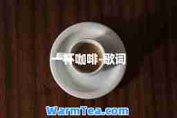 一杯咖啡-歌词