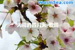 人间的四月天-歌词