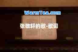 张敬轩的歌-歌词