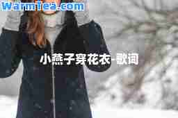 小燕子穿花衣-歌词