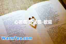 心若在 梦就在-歌词