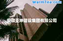 安徽亚坤建设集团有限公司