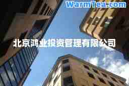 北京鸿业投资管理有限公司