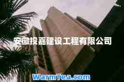 安徽投嘉建设工程有限公司