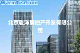 北京骏洋房地产开发有限公司