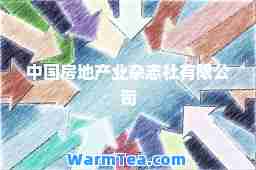 中国房地产业杂志社有限公司
