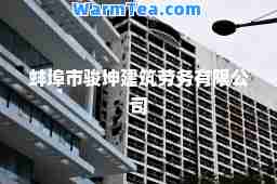 蚌埠市骏坤建筑劳务有限公司