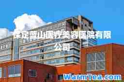 保定蓝山医疗美容医院有限公司