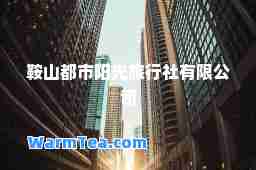 鞍山都市阳光旅行社有限公司