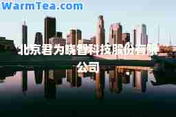 北京君为晓智科技股份有限公司 北京君为晓智科技股份有限公司