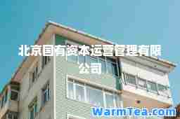 北京国有资本运营管理有限公司