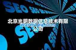 北京光明数据信息技术有限公司